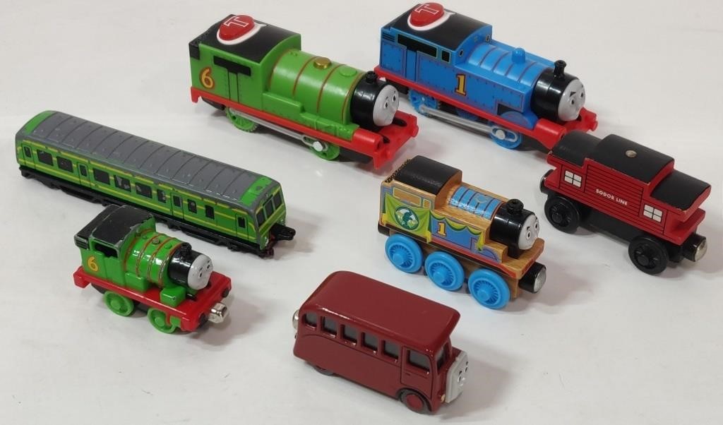 7 Trains - 1 Vintage & 6 Thomas Trains