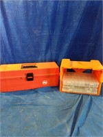 A tools lot that includes a "BenchMark" tool box