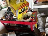 LOT ASSORTED TOOLS, PAINT SUPPLIES, ETC (CONTENTS