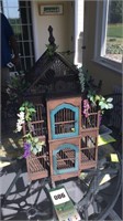 Wooden Decorative Birdcage