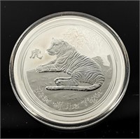 Coin 2010 2 oz Australia Reverse Proof Yr of Tiger