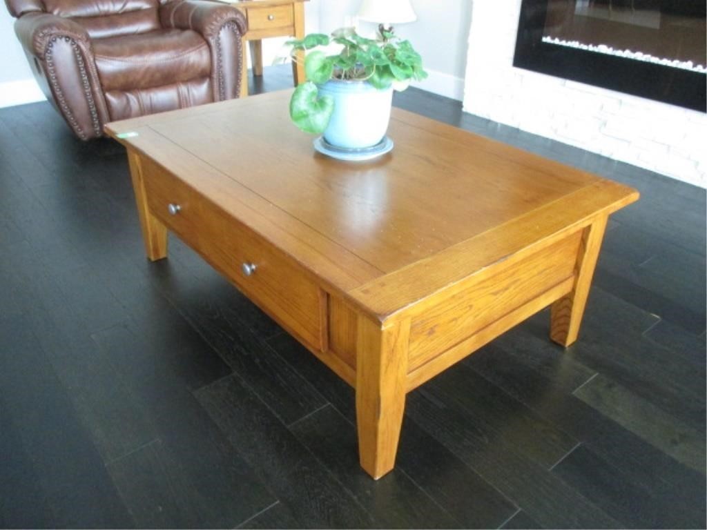 coffee table with drawer