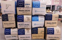 Western Electric electron tubes, relay & more -