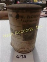 Dr. Norwood's healing antiseptic powder tin