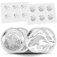 2013 RCM Arctic Expedition .25¢ 12 Coin Set