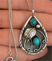 Vintage Pendant Necklace Women or Men