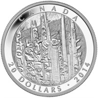 99.99 Silver 2014RCM Celebrate Emily Carr $20 Coin