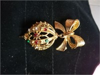 Christmas Ornament Brooch