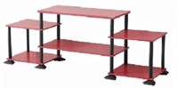 Mainstays Red TV Entertainment Console Stand