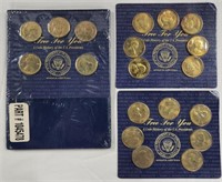 Vintage Readers Digest Brass Commemorative Coins