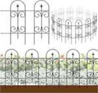 USED - Metal Garden Fence Border-28 Panels