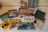 Vintage Car Manuals & Miscellaneous(R4)