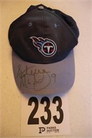 Signed by Steve McNair (Per Seller) Titans Cap(R4)