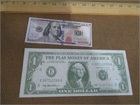 FAKE $100 dollar bill - Motion Picture Quality