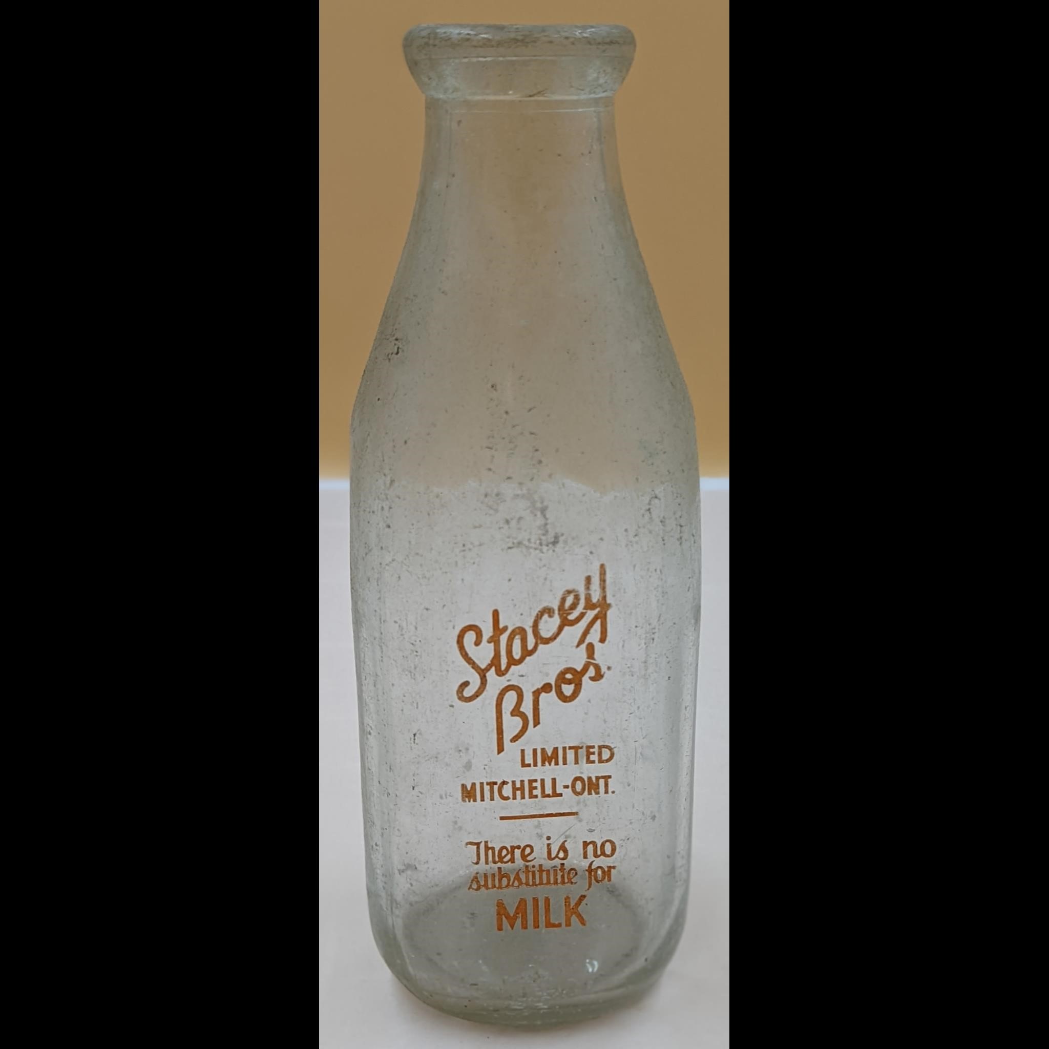 Stacey Bros Milk Bottle