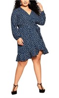 City Chic Plus Size Dress Amber SPOT in
