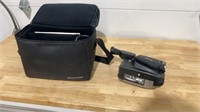 Samsonite case w/ JVC video recorder