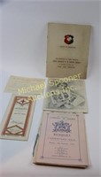 COLLECTION OF ENGLISH INVITATIONS