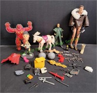 Small Tote of Action Figures & More