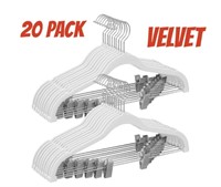 20 PACK VELVET HANGERS / ADULT/ DISTRESSED BOX