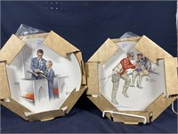 Collectible NORMAN ROCKWELL Plates