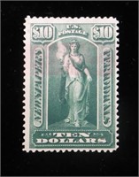 US PR 124, used, CV $400 (CV from 2024 Scott