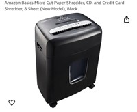 Amazon Basics Micro Cut Paper Shredder