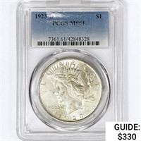 1923-D Silver Peace Dollar PCGS MS61