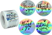Sealed- Thank You Stickers-2inch