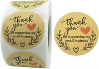 Sealed- Thank You Stickers-2inch