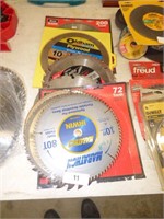 SEVERAL 10" SAW BLADES SOME NEW