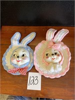 VTG Easter bunny faces craft
