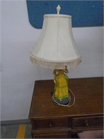 VINTAGE 27" TABLE LAMP TESTED AND WORKS