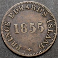 Canada PE-7A1 Self Govt & Free Trade 1855 Token BR