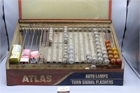 Atlas Auto Lamps Display W/ Lamp
