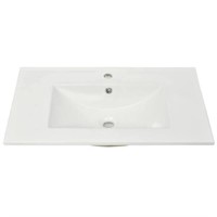 Ceramic Basin Sink, 30.3"D x 18.5"W