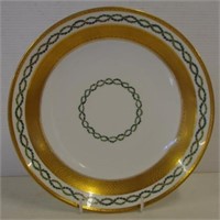 Mintons gilded plate