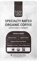 BEAN HEAD SPECIALTY RATED ORGANIC COFFEE WHOLE
