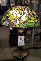 Tiffany Style Stained Glass Lamp 27 X 18