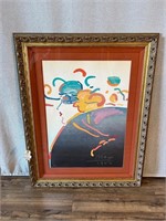 Peter Max Litho Colorful Woman Signed & Numbered