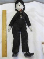 Vintage Charlie Chaplin Bisque Porcelain 18" Doll