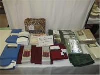 NEW Household Linens - Sheets, Towels, Table, Etc
