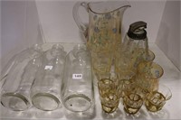 3 QT. MILK BOTTLES & PITCHER SET