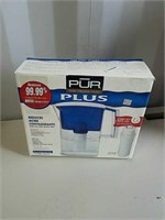 New pure plus water filter pitcher