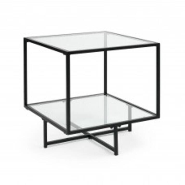 Glass End Table