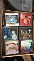 CDs including Patsy Cline large box full