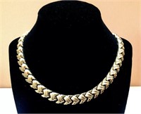 14 Kt Yellow Gold Choker Necklace