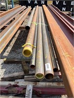 Six metal tubing 5' to 24' long