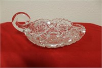 American Brilliant Cut Crystal Candy Dish