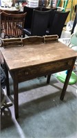 Antique one drawer desk made by Northern